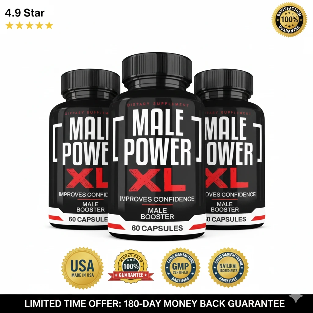Male Power XL Supplement Bottle